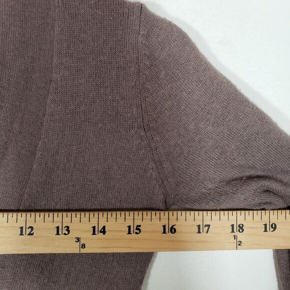 TCEC Angora Wool Blend V Neck Cardigan Sweater Size S - Picture 5 of 6